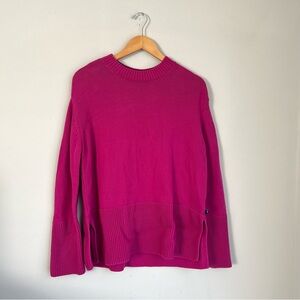 GAP Women's Crewneck Long Sleeve Cotton Pullover Pink Size Small